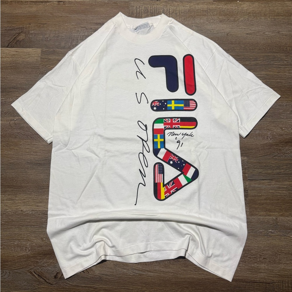 VTG ‘91‎ FILA T Shirt